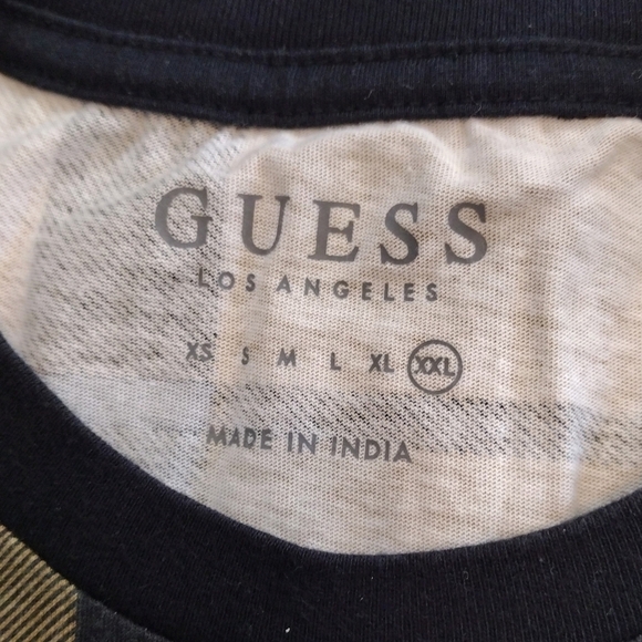 Guess - Plaid Short Sleeve T-Shirt Embroidery - Picture 11 of 13